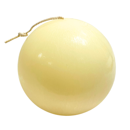 4" Scented Candle Orb - Vanilla & Cream