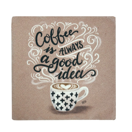 Coffee Good Idea-4pc Coaster Set