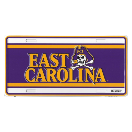 East Carolina License Plate