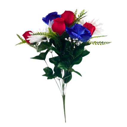 Red, White, & Blue Floral Bouquet