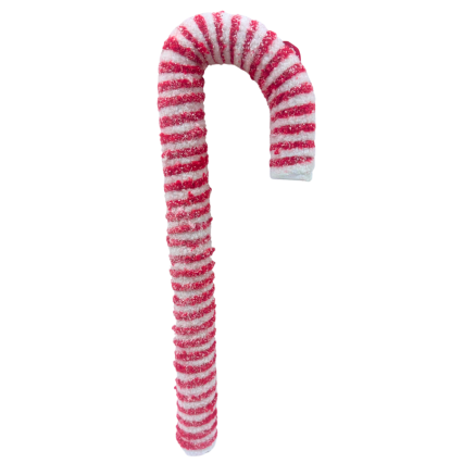 20" Fuzzy Candy Cane Ornament