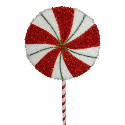 20" Lollipop Pick-Red Swirl