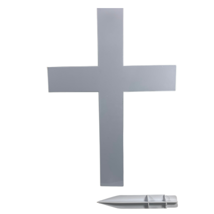 LED Solar Cross with Stake