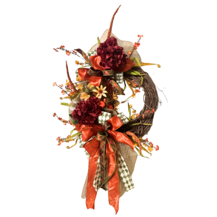 36" Fall Florals Wreath