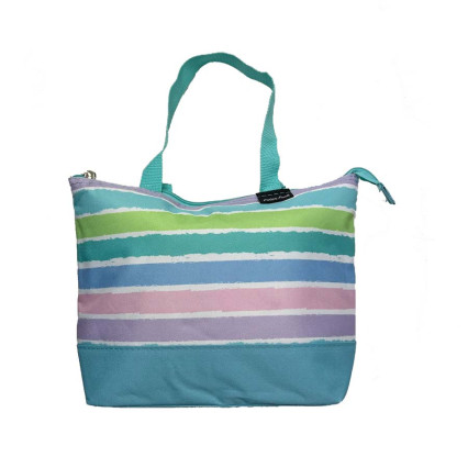 Polar Pack Insulated Tote Cooler - Stripes