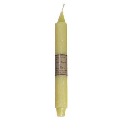Timber Trunk Taper Candle - Green Grape