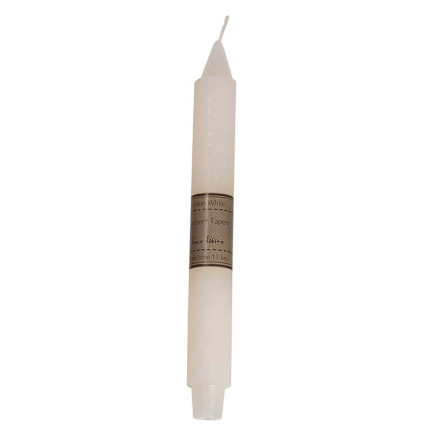 Timber Trunk Taper Candle - Melon White