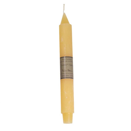 Timber Trunk Taper Candle - Pale Yellow