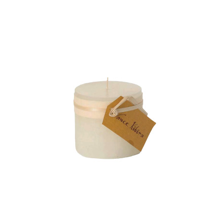 3.25" Timber Pillar Candle - Melon White