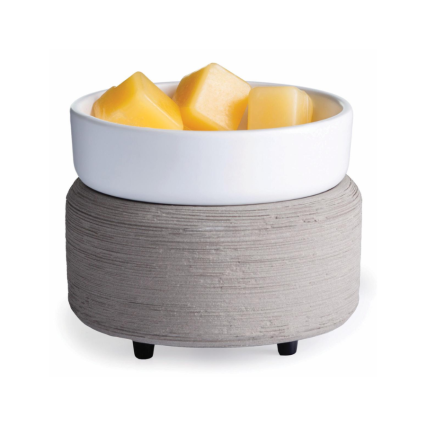 2-IN-1 Fragrance Warmer Gray Texture