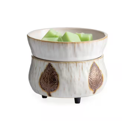 Fragrance Warmer- Bronze Leaf