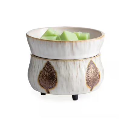 2-IN-1 Fragrance Warmer Bronze Leaf