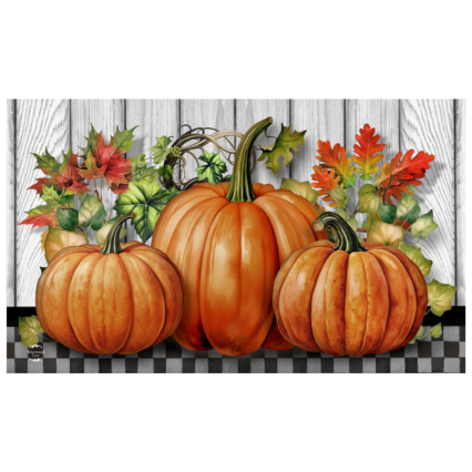 Country Pumpkins Doormat