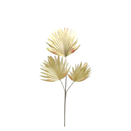 29.5"H Palm Leaf Spray-Cream