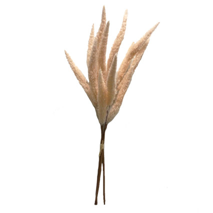 24" Faux Foxtail Grass Bundle - Pale Pink