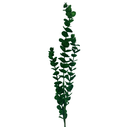 29" Glitter Eucalyptus - Emerald