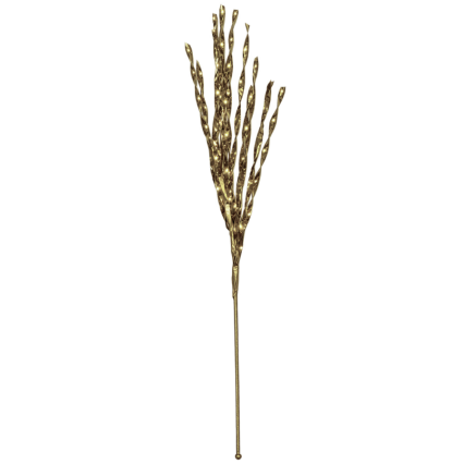 27" Metallic Twist Spray- Gold