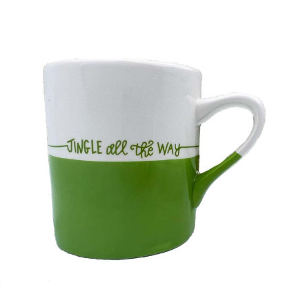 Dipped Coffee Mug - Ginger Jingle All The Way