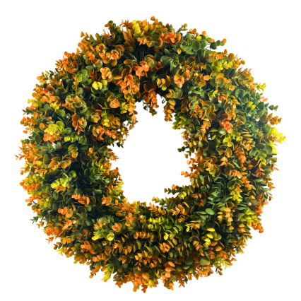 24" Eucalyptus Wreath- Autumn