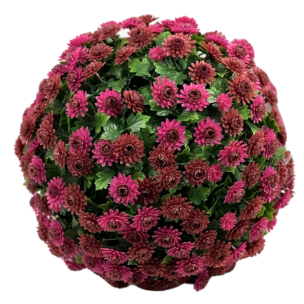 16" Lavendar Mum Topiary Ball