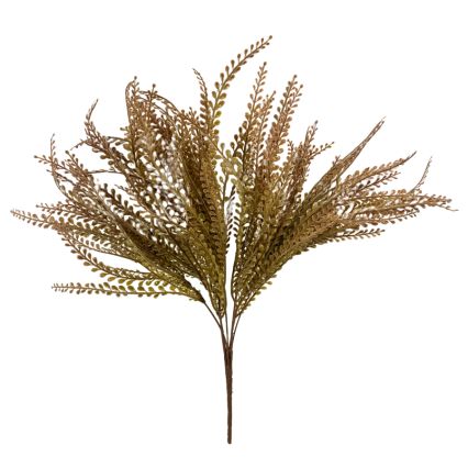 16" Bead Grass Bush- Beige