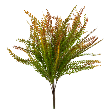 16" Bead Grass Bush- Autumn