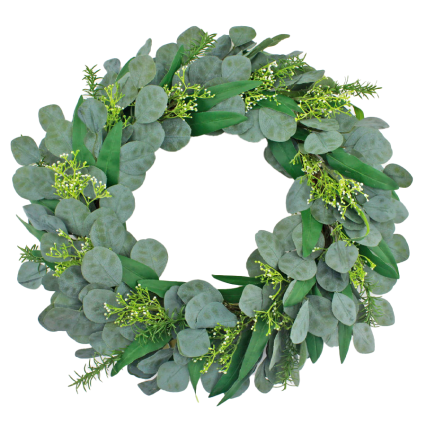 22" Eucalyptus Rosemary Wreath