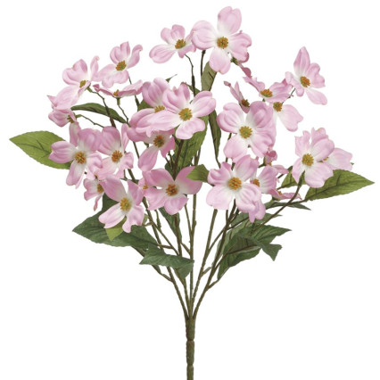 19.5" Dogwood Bush x5- Pink