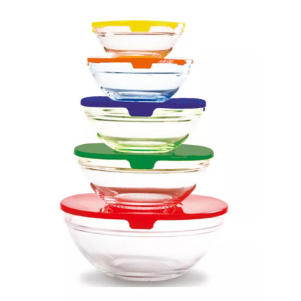 Farberware 10-Piece Bowl Food Storage Set - Multicolor
