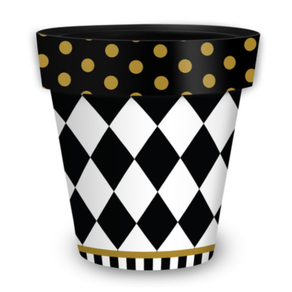 8" Checkerboard Planter