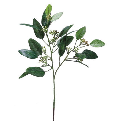 18" Seeded Eucalyptus Spray - Green