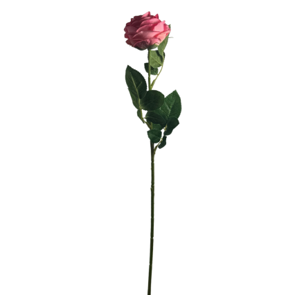 20.5" Single Rose- Pink