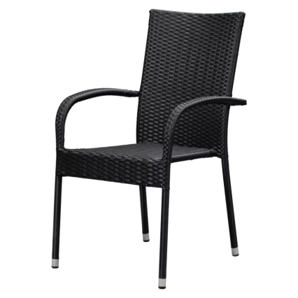 Wicker Stackable Chair Set of 6