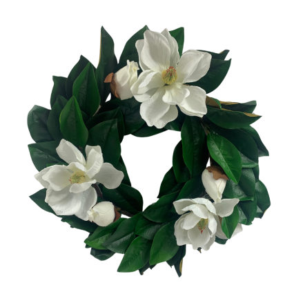 22" Magnolia Wreath