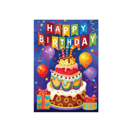 Birthday Celebration Garden Flag