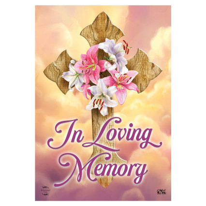 In Loving Memory Garden Flag