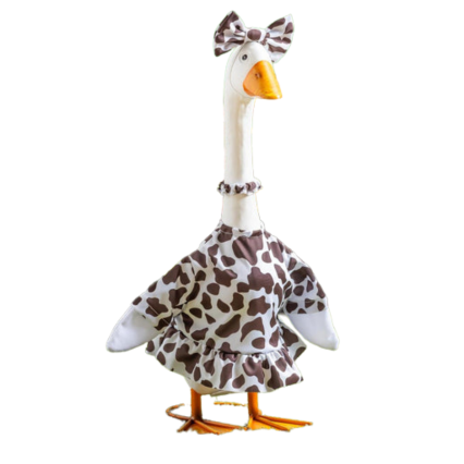 Porch Goose Outfit - Cow Print Dress