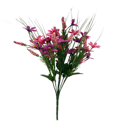19" Wildflower/Lavender Bush - Pink