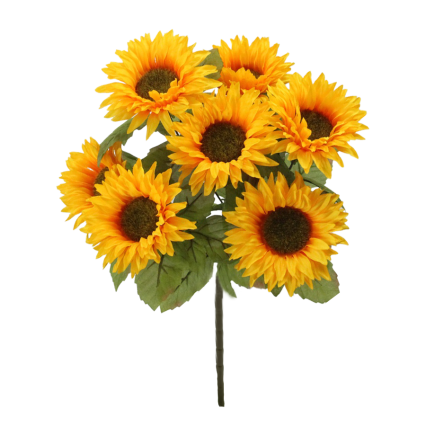 22" Sunflower Bush - Yellow
