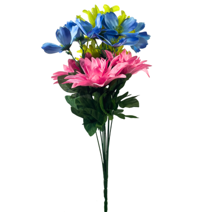 19" Vibrant Florals Bush