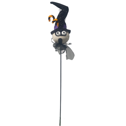 20" Witch Hat Head Pick - White