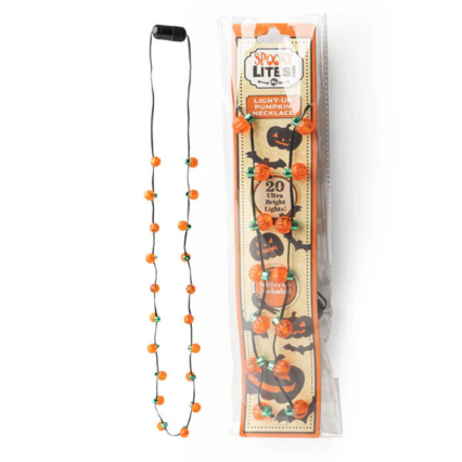 Light-Up Pumpkin Necklace