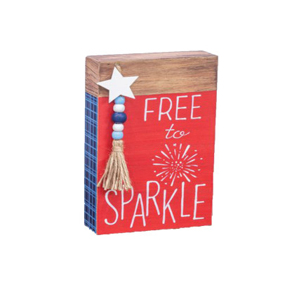 Free to Sparkle Table Top Block