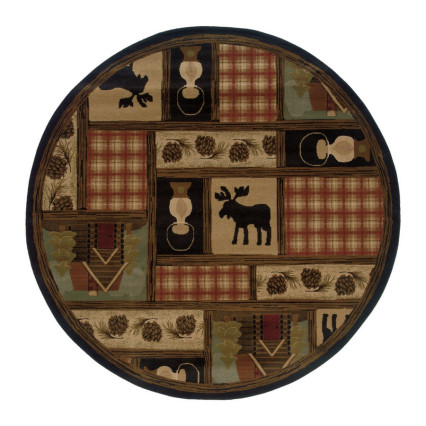 Hudson 1067A Round Indoor Rug