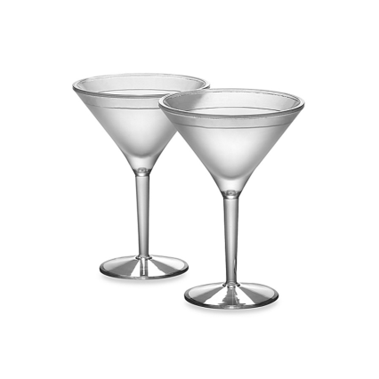 10 oz. ICED Martini Glass - Set of 2