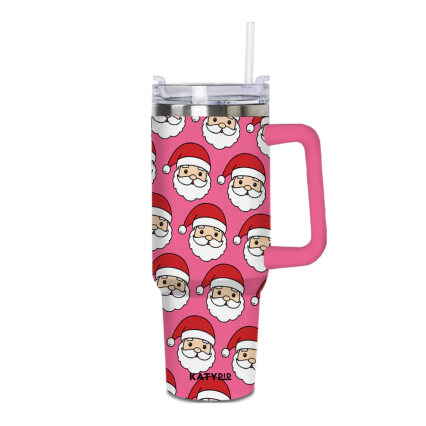 40 oz Santa Claus Holiday Tumbler
