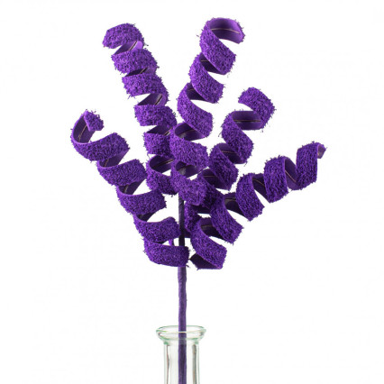 16" Frizzy Fuzzy Curly Pick - Purple
