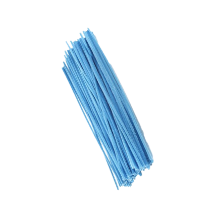 12" Chenille Stems - Light Blue