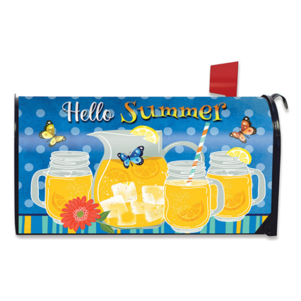 Hello Summer Lemonade Mailbox Cover