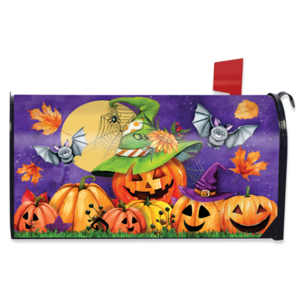 Happy Jack-O-Lantern Mailbox Cover